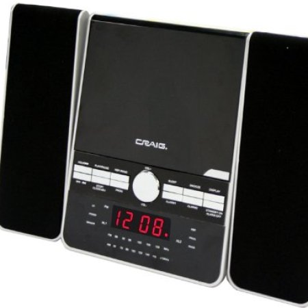 Dual Alarm Clock Radio with Bluetooth Craig Electronics